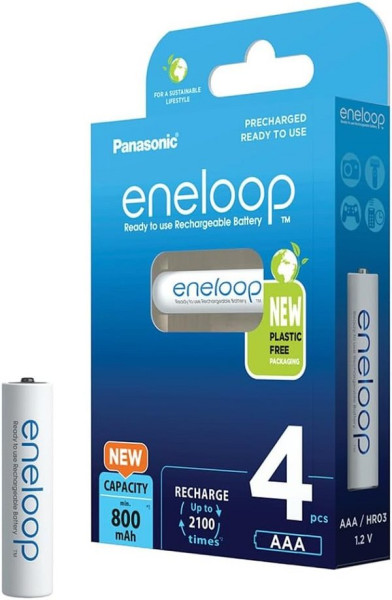 Panasonic Akku eneloop AAA/Micro, 800mAh 