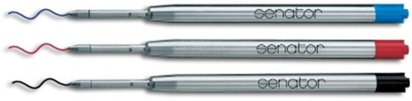 Kugelschreiberminen schwarz Senator Großraummine, Strichbreite: 0.5mm (M)