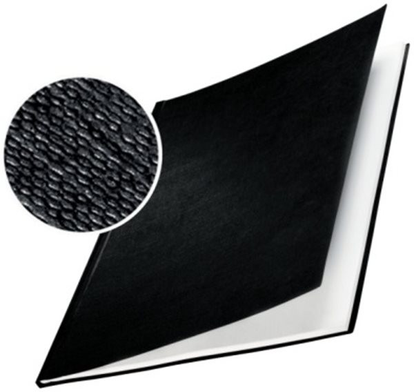 Buchbindemappe A4 für 106-140 Blatt Hardcover, schwarz (7393-00-95) Leitz