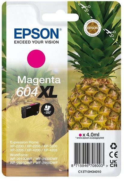 Original Tinte Epson T10H240/ 604XL, ca. 350 S., magenta 