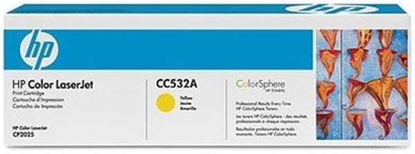 Original Toner HP 304A / CC532A, ca. 2.800 S., gelb