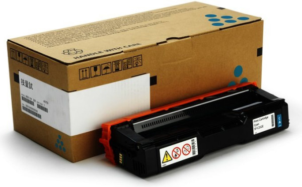 Original Toner Ricoh 407532 (z.B. C252), ca. 4.000 S., cyan