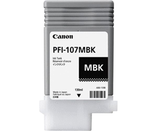 Original Tinte Canon PFI-107MBK, 130 ml, mattschwarz 