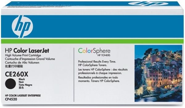 Original Toner HP 649X / CE260X, ca. 17.000 S., schwarz