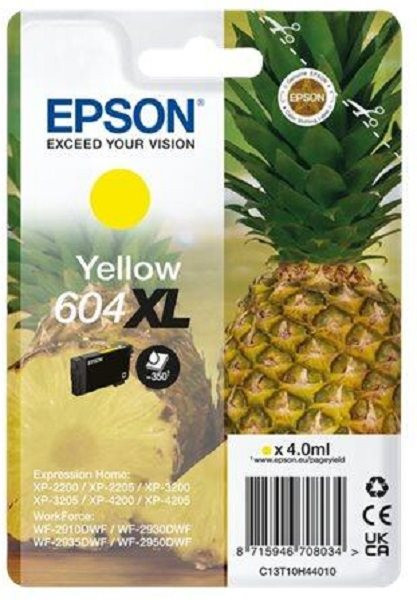 Original Tinte Epson T10H440/ 604XL, ca. 350 S., gelb 