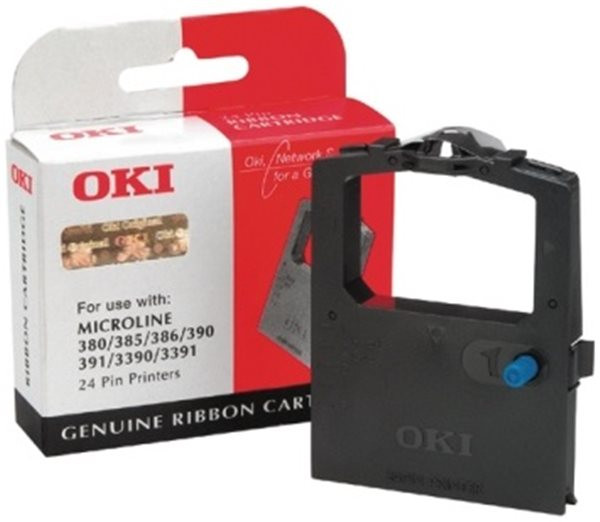 Original Farbband / Farbrolle OKI 9002309 (z.B. ML380), 2 Mio. Zeichen, schwarz