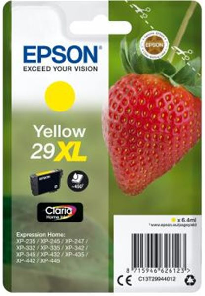 Original Tinte Epson T2994 / 29XL, ca. 450 S., gelb 