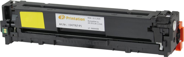 Printation Toner ersetzt HP 131A / CF212A, ca. 1.800 S., gelb
