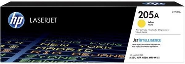 Original Toner HP 205A / CF532A , ca. 900 S., gelb 