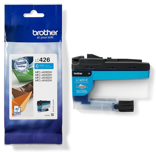 Original Tinte Brother LC-426C, ca. 1.500 S., cyan
