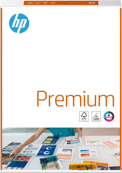 Papier A4 80g, HP Premium extraweiß für Inkjet- und Laserdrucker (chp850) 