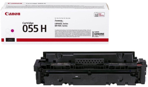 Original Toner Canon 3018C002 / 055H, ca. 5.900 S., magenta 