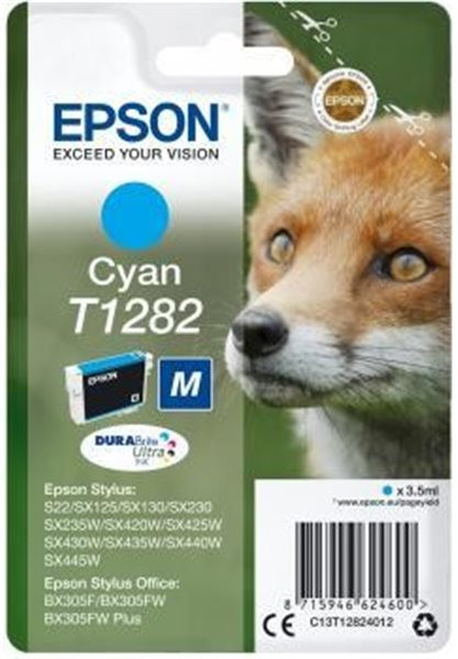 Original Tinte Epson T1282, ca. 175 S., cyan