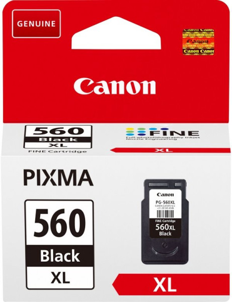 Original Tinte Canon PG-560BKXL, ca. 400 Seiten, schwarz