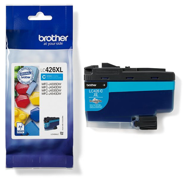 Original Tinte Brother LC-426XLC, ca. 5.000 S., cyan
