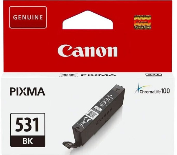 Original Tinte Canon CLI-531BK, schwarz 