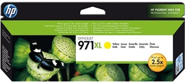 Original Tinte HP 971XL / CN628AE, ca. 6.600 S., gelb