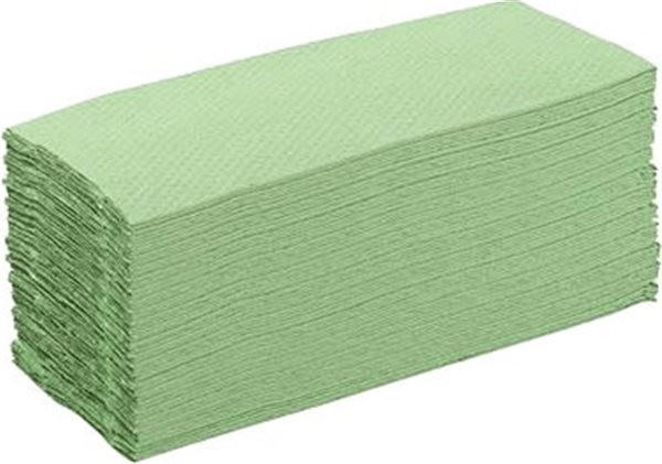 Falthandtuch TORK Advanced 2-lagig, grün, Zickzackfalz, besonders saugfähig 