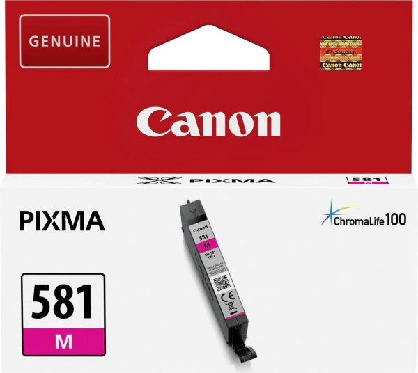 Original Tinte Canon CLI-581M, ca. 256 S., magenta