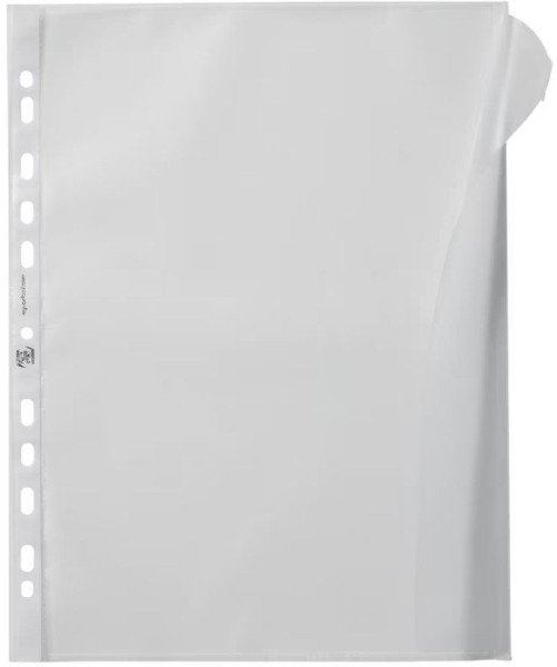 Dokumentenhüllen A4 transparent mit Verschlusslasche OXFORD dokumentenecht 