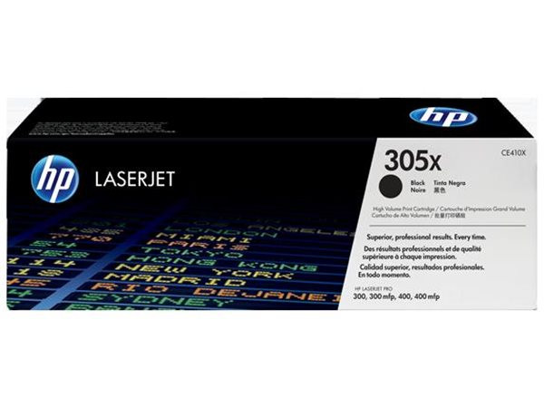 Original Toner HP 305X / CE410X, ca. 4.000 S., schwarz 