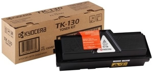 Original Toner Kyocera TK-130, ca. 7.200 S., schwarz 