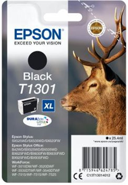 Original Tinte Epson T1301, ca. 1.000 S., schwarz 
