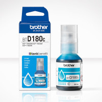 Original Tinte Brother BTD-180C, ca. 5.000 S., Nachfüllflashe, Cyan 