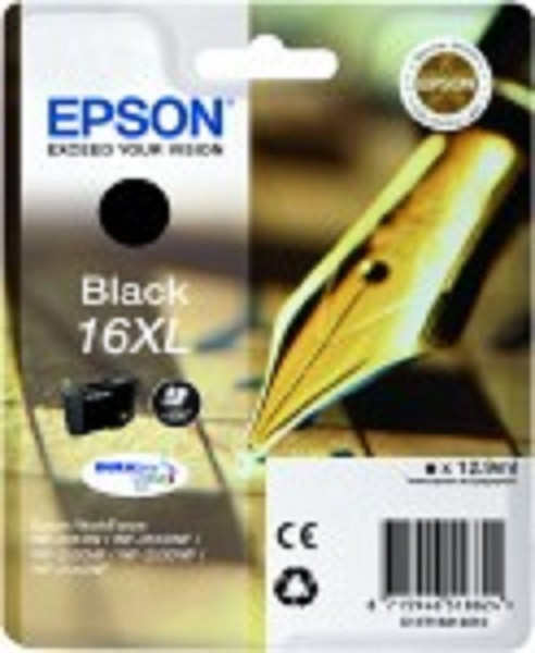 Original Tinte Epson T1631 / 16XL, ca. 500 S., schwarz