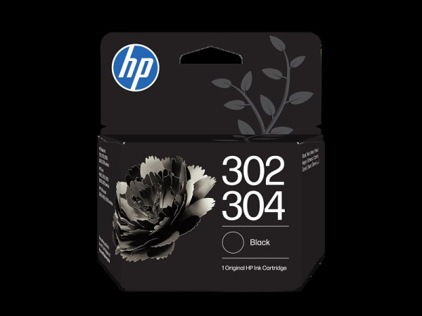 Original Tinte HP 302/304 / B7RT7AE, ca. 120 S., schwarz 