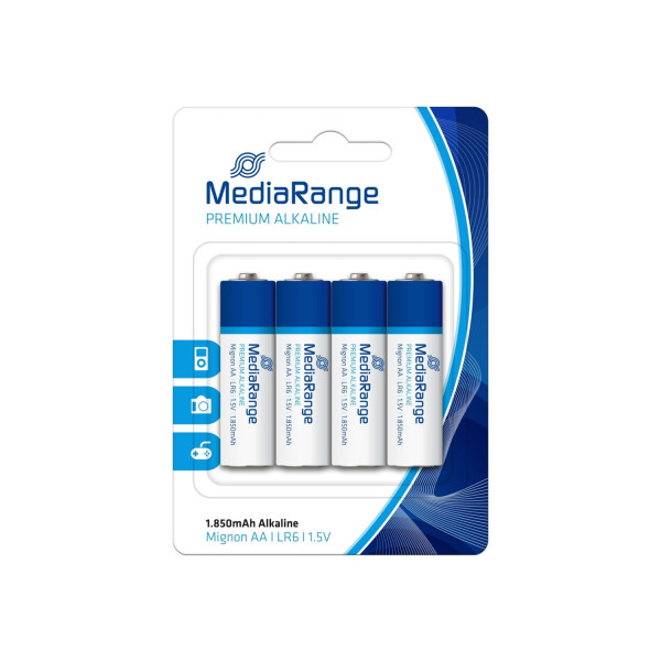 Batterien Mignon MediaRange Premium,1,5 V, AA/ LR06 