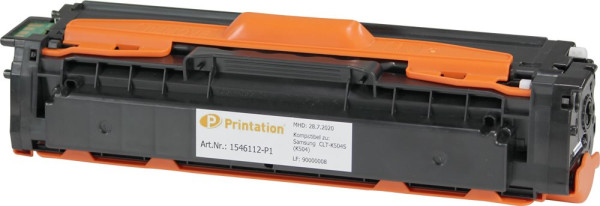 Printation Toner ersetzt HP-Samsung  CLT-K504S / SU158A, ca. 2.500 S., schwarz 