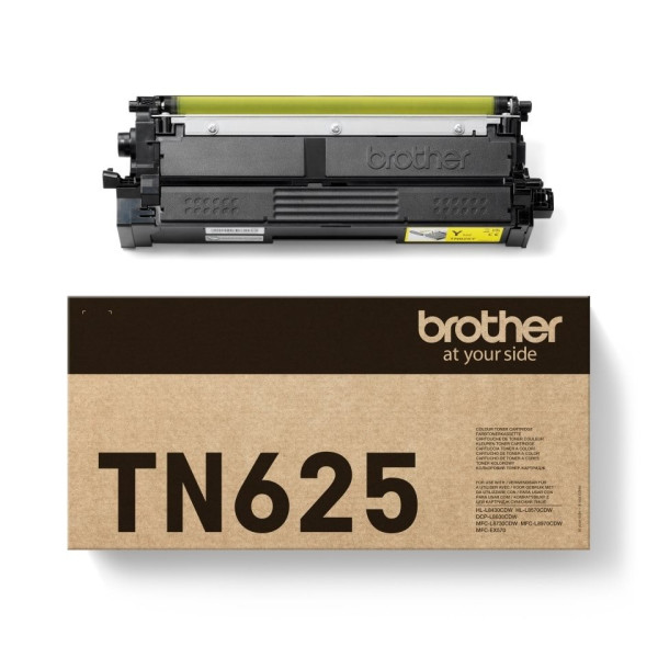 Original Toner Brother TN-625Y, ca. 1.800 S., gelb 