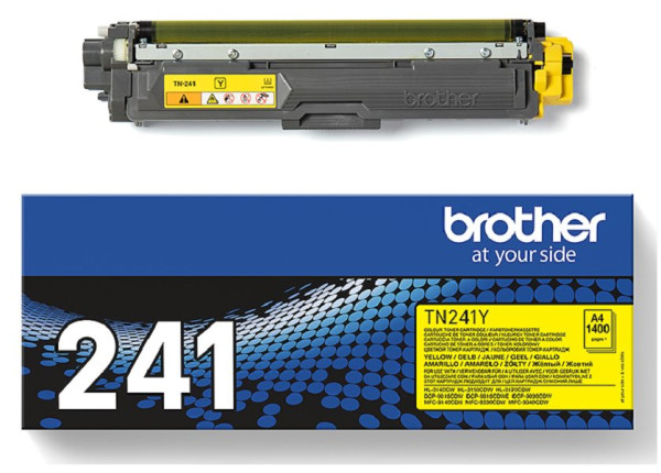 Original Toner Brother TN-241Y, ca. 1.400 S., gelb