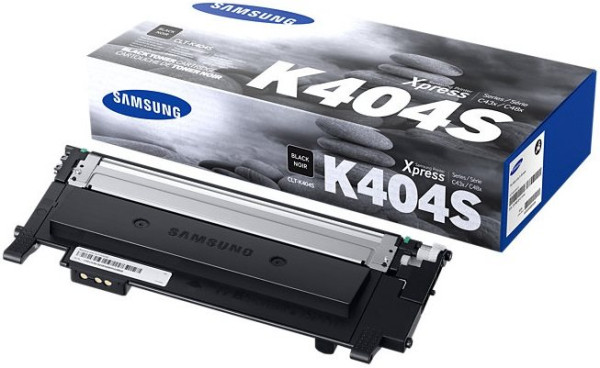 Original Toner HP-Samsung CLT-K404S / SU100A, ca. 1.500 S., schwarz