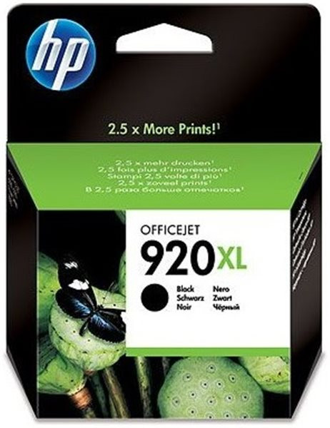 Original Tinte HP 920XL / CD975AE, ca. 1.200 S., schwarz 