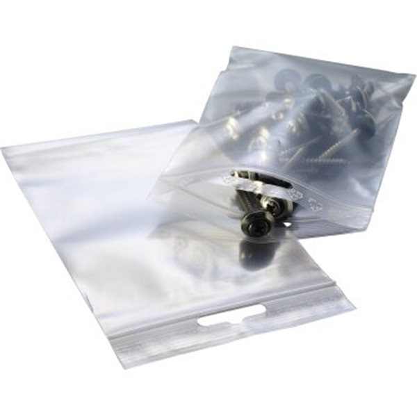 LDPE-Druckverschlussbeutel transparent, 150x220mm, 50my