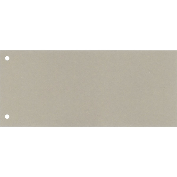 Trennstreifen 160g 105 x 240mm Karton gelocht, grau 