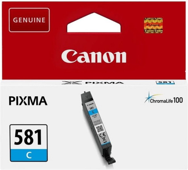 Original Tinte Canon CLI-581C, ca. 256 S., cyan