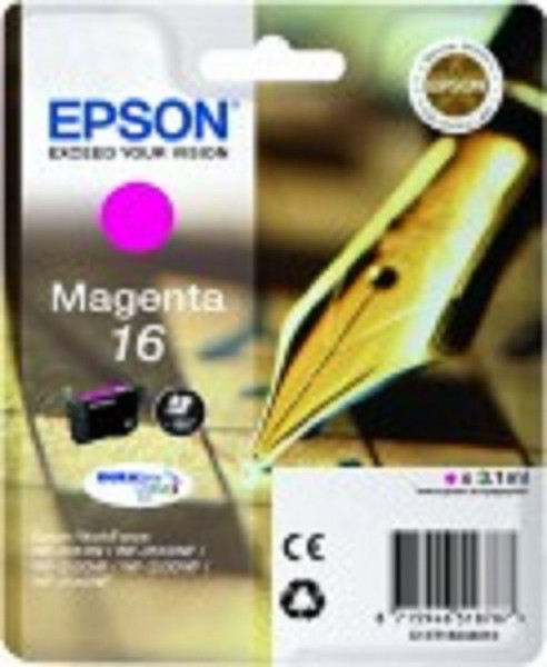 Original Tinte Epson T1623 / 16, ca. 165 S., magenta 