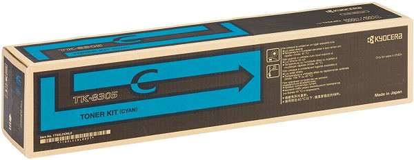 Original Toner Kyocera TK-8305C, ca. 15.000 S., cyan