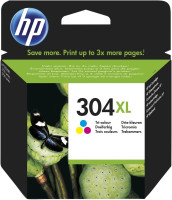 Original Tinte HP 304XL / N9K07AE, ca. 300 S., farbig  Original Tinte HP 304XL / N9K07AE, ca. 300 S., farbig