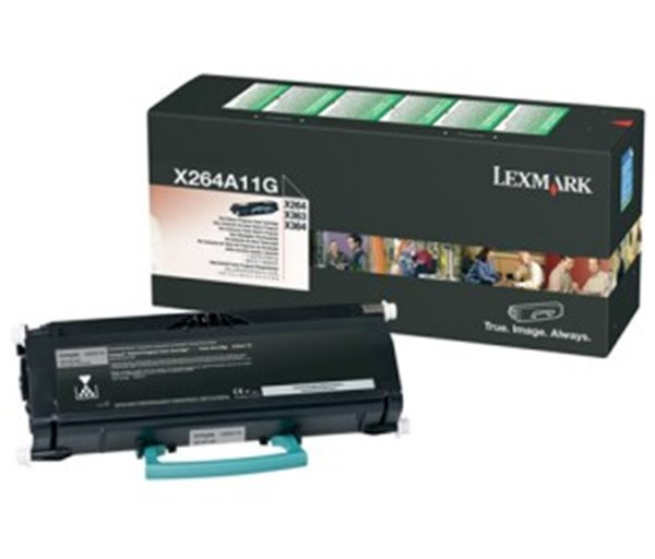 Original Toner Lexmark X264A11G, schwarz 