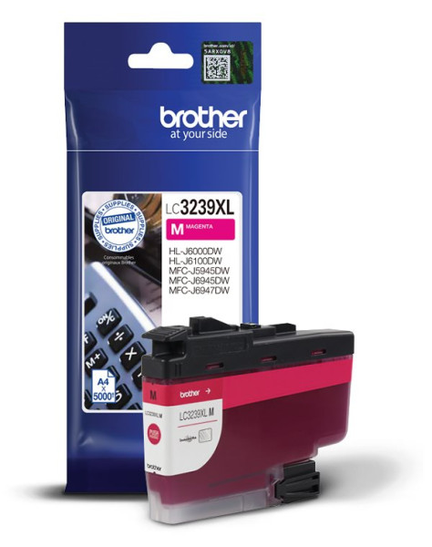 Original Tinte Brother LC-3239XLM, ca. 5.000 S., magenta