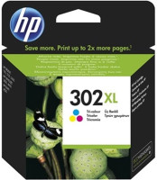 Original Tinte HP 302XL / F6U67AE, ca. 330 S., farbig  Original Tinte HP 302XL / F6U67AE, ca. 330 S., farbig