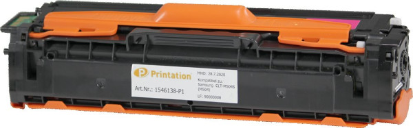 Printation Toner ersetzt HP-Samsung CLT-M504S / SU292A, ca. 1.800 S., magenta