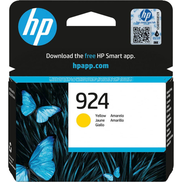 Original Tinte HP 924 / 4K0U5NE, ca. 400 S., gelb