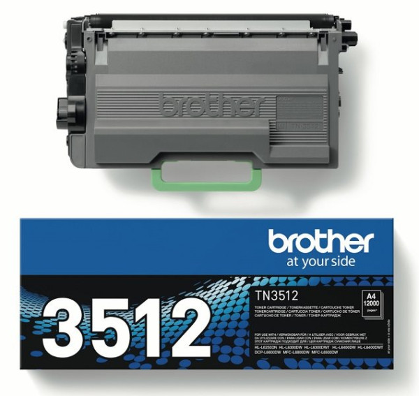 Original Toner Brother TN-3512, ca. 12.000 S., schwarz