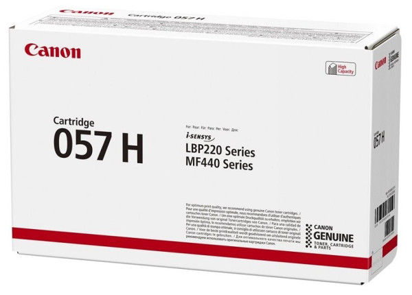 Original Toner Canon 057H / 3010C002, ca. 10.000 S., schwarz