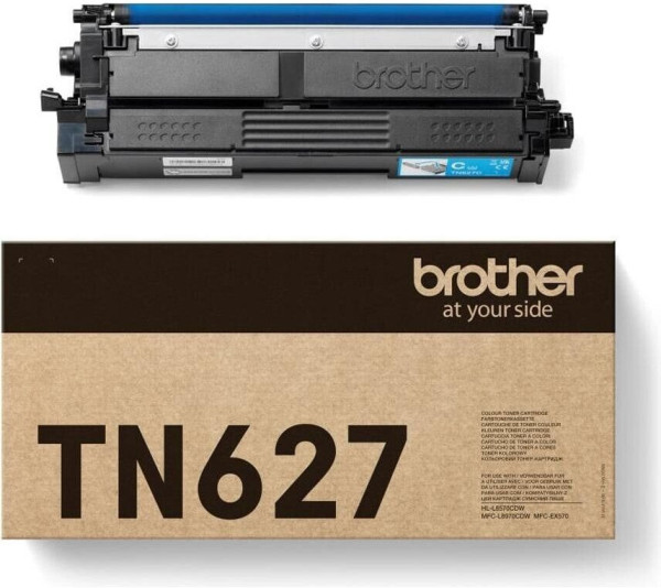 Original Toner Brother TN-627C, ca. 10.000 S., cyan 